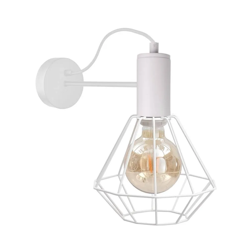 Netlighting Lars Wall Lamp White 25cm 1x E27