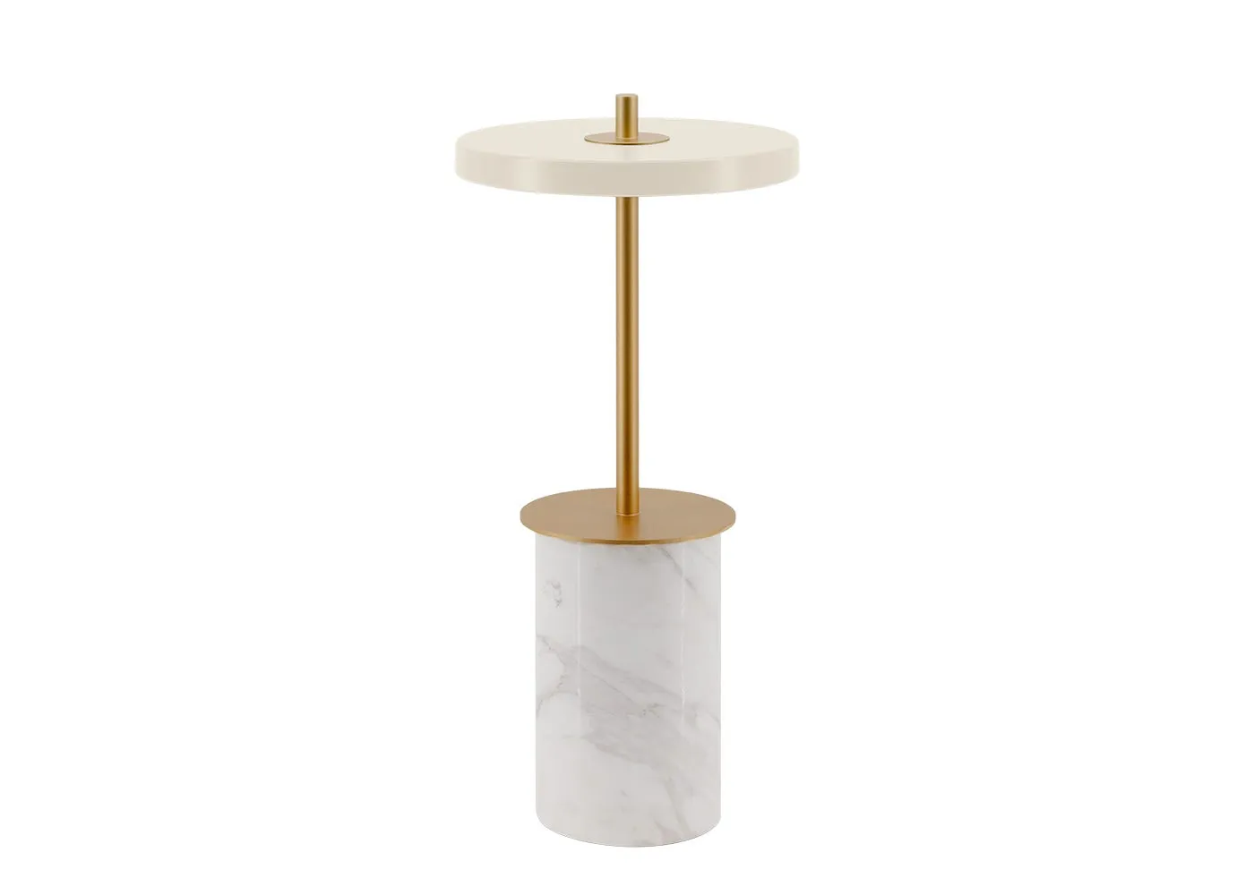 Umage Asteria LED Move Mini Portable Table Lamp White Marble 1