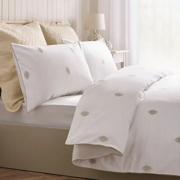 Dorma Charleton 100% Cotton Duvet Cover & Pillowcase Set 4