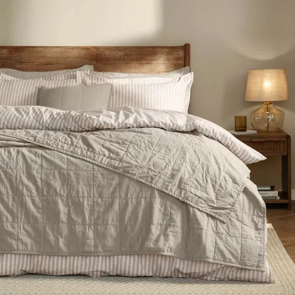 Yard Hebden Washed Cotton Bedspread 1