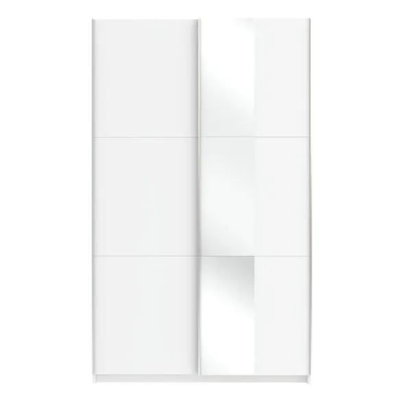 Jax 120cm Sliding Wardrobe with 1 Mirror 2