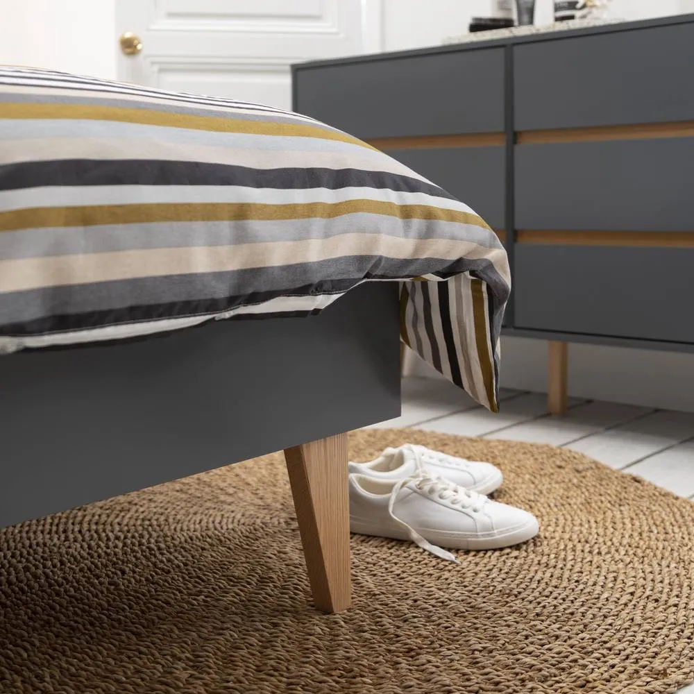 Nöa and Nani Otto Single Bed Frame in Grey 4