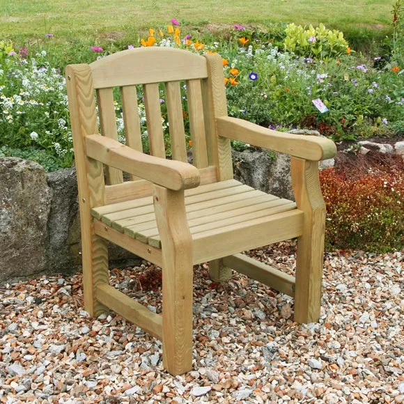 Emily Wooden Garden Chair 4