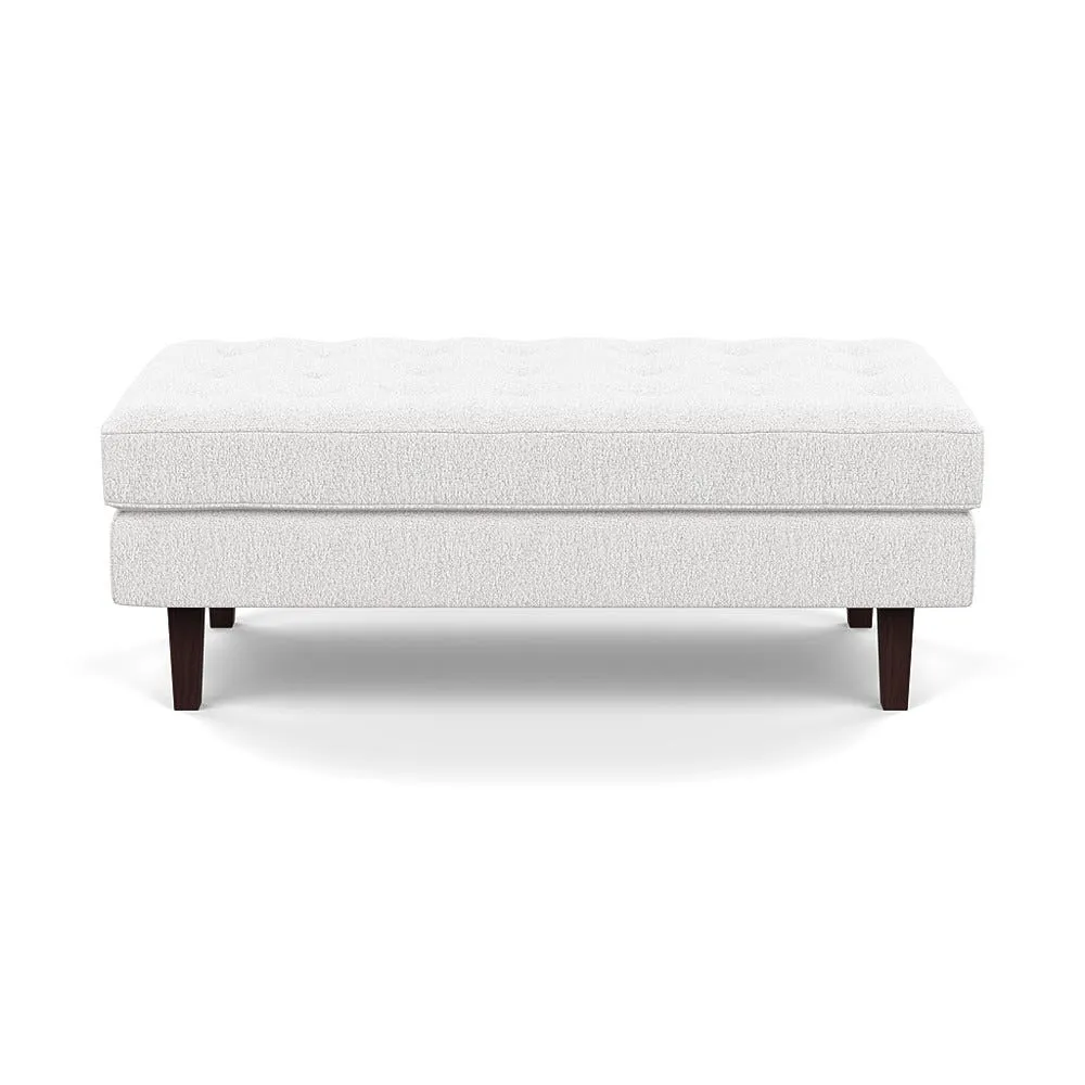Heal's Hepburn Ottoman Loop Boucle Polar Black