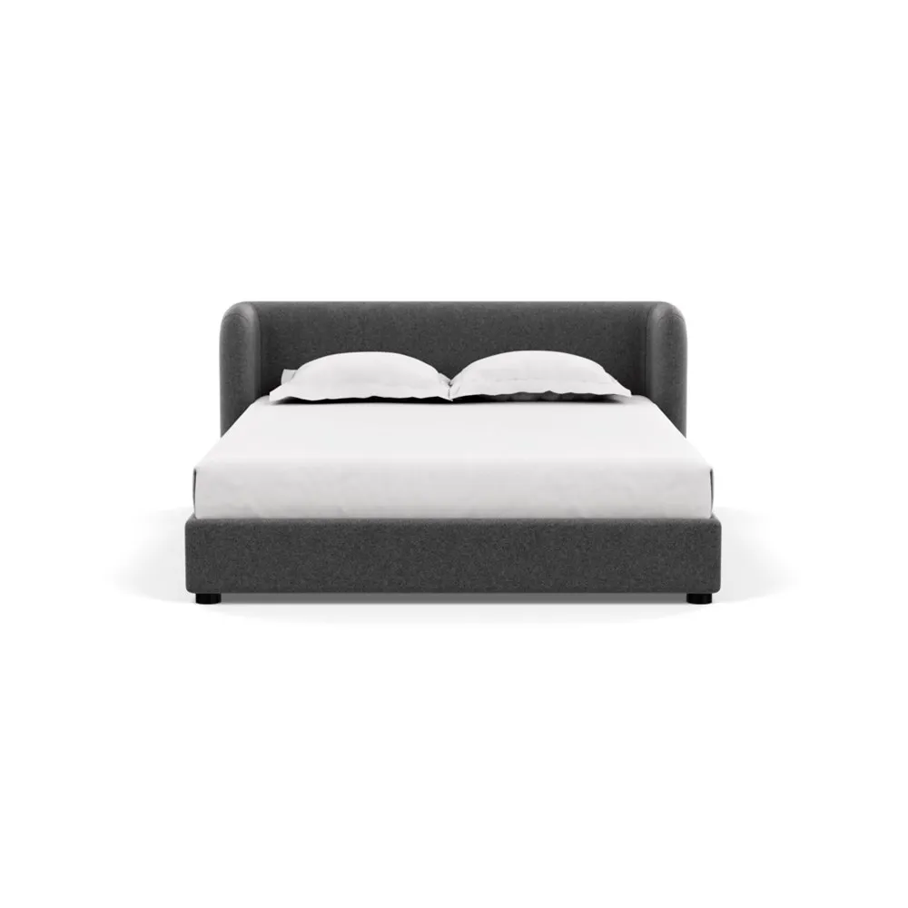 Scp Group Bed King Melton Wool Granite 1