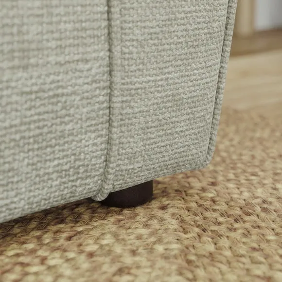 Blake Curved Arm Chunky Chenille 3 Seater Sofa 3