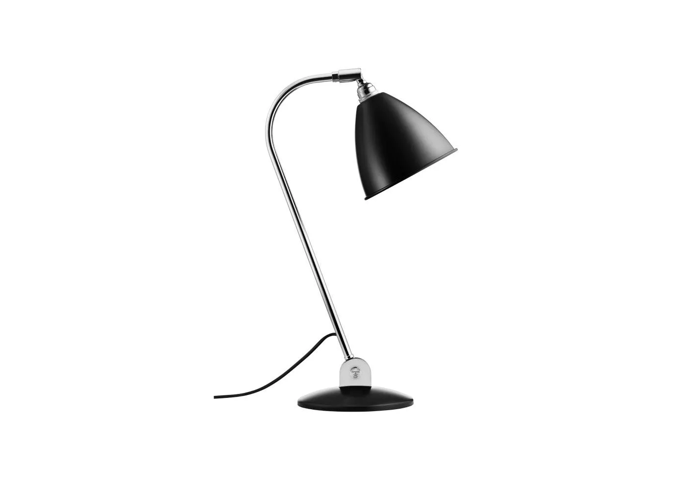 Gubi Bestlite BL2 Table Lamp Chrome Base Black Shade 1