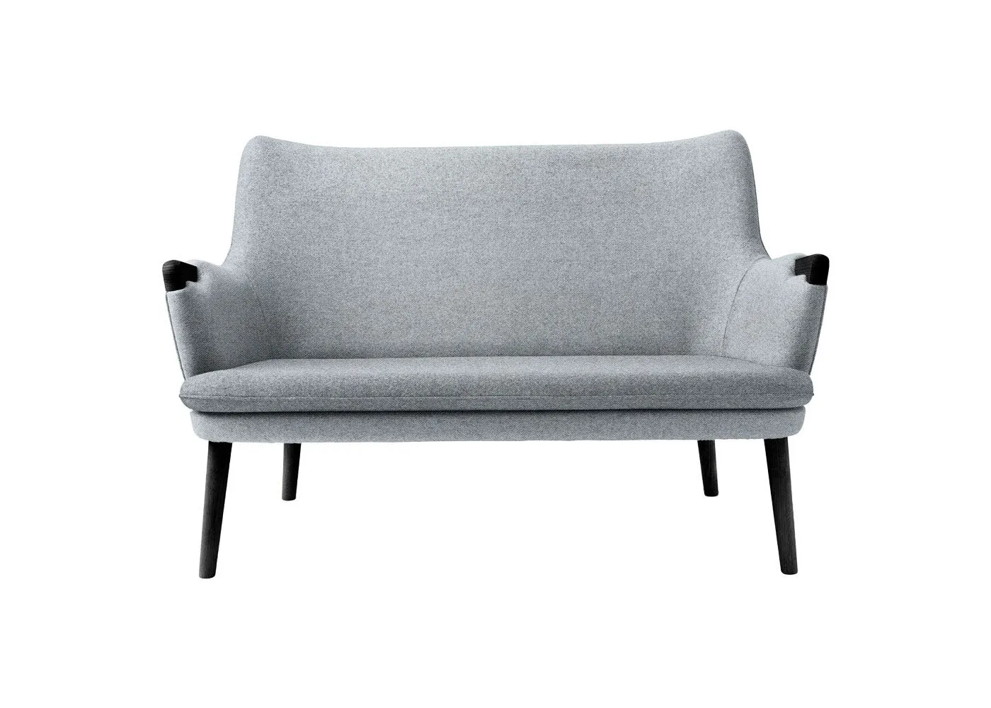Carl Hansen & Son CH72 Sofa Frame Black Oak Upholstered in Hallingdal 130