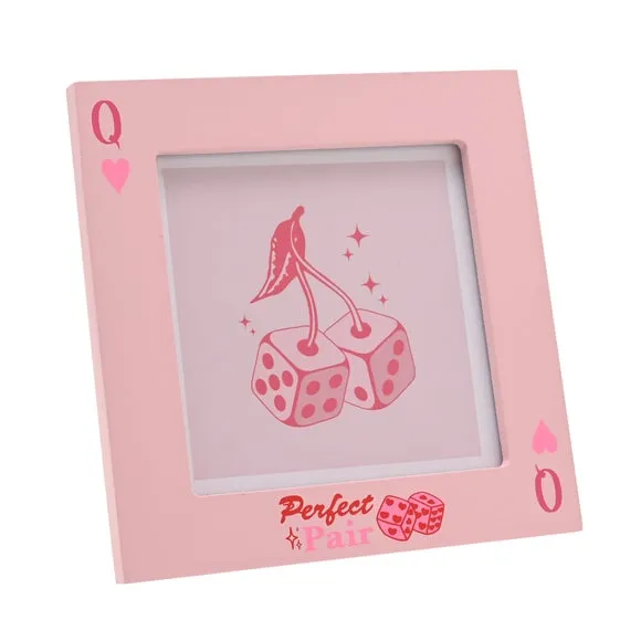 The Feel Good Club Set of 2 Smile and Perfect Pair Square Photo Frames 3