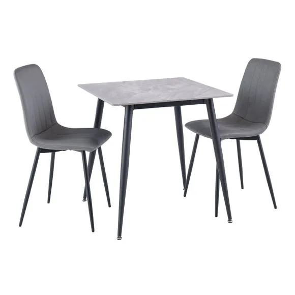 Lavina Compact Square 2 Seater Dining Table 3