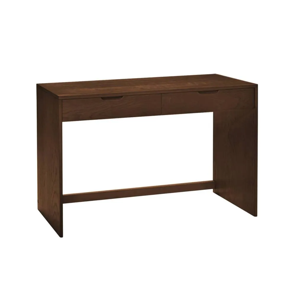 sweeek Wood Decor Console 2 Drawers 120 cm in Dark Brown 2