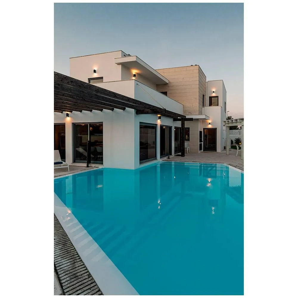 Netlighting Kubo Double Emission Outdoor Wall Up Down Light Black IP44 GU10 7W 2