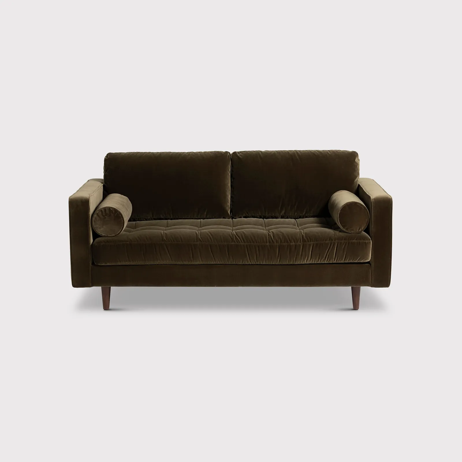 Hemingway Large 2 Seater Sofa, Green Velvet | Barker & Stonehouse