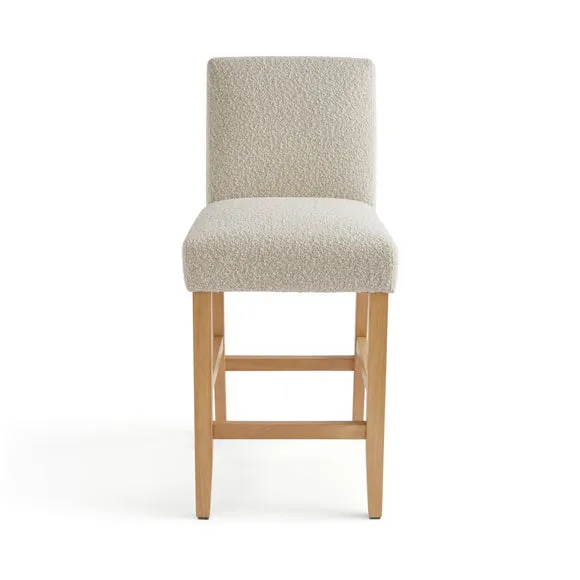 Oakley Counter Height Bar Stool, Natural Boucle 4