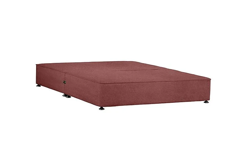 Shallow Divan Base - Small Double - Tweed Rose