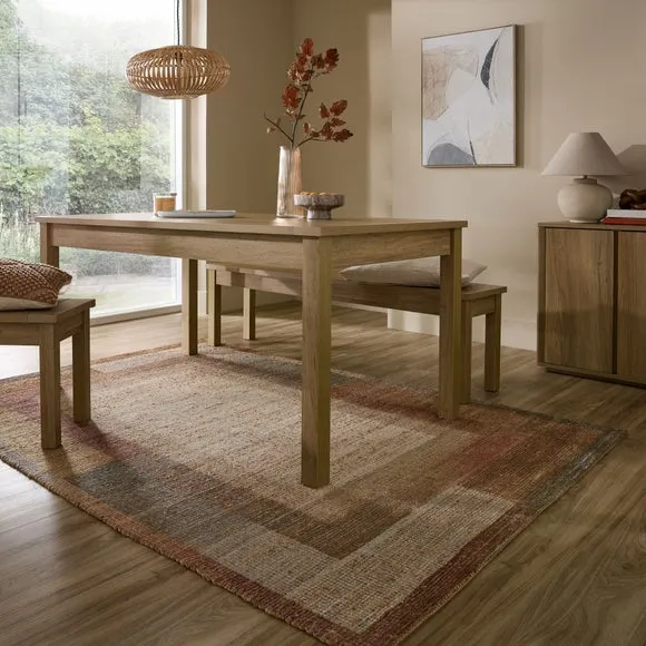 Dua Border Jute Rug 1
