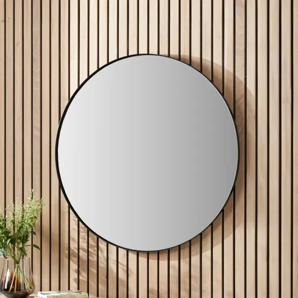 Slim Frame Round Wall Mirror 1