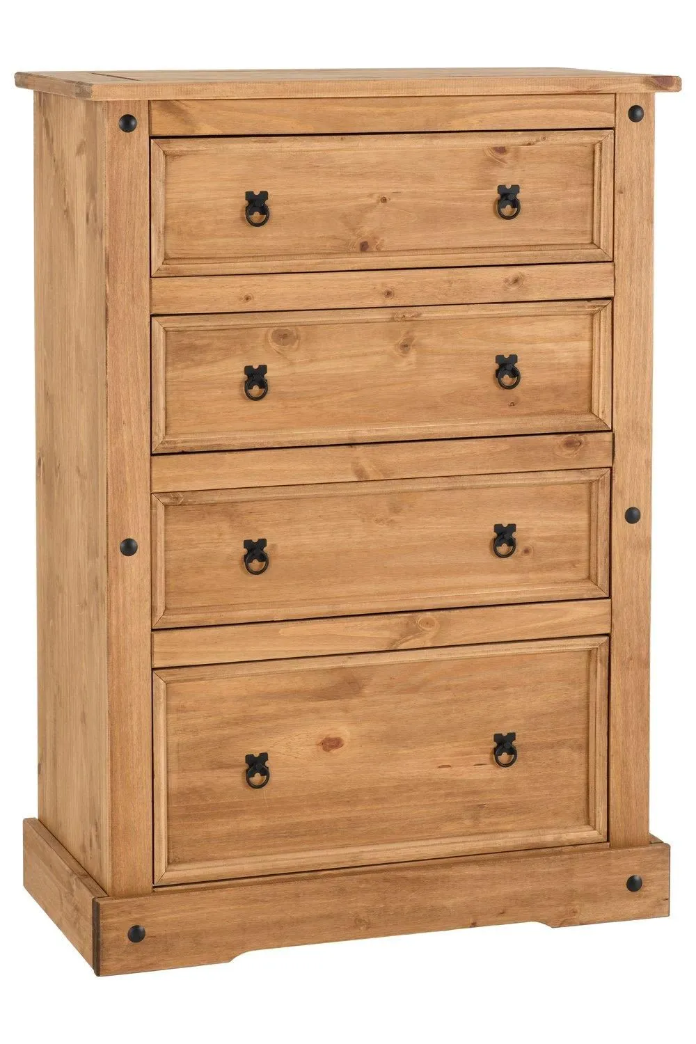 Seconique Corona 4 Drawer Chest in Natural 2