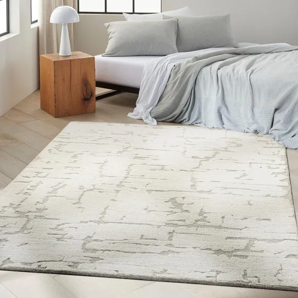 Calvin Klein Sculptural Abstract Wool Rug 1