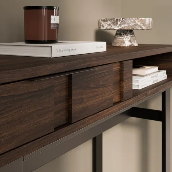 Watson 1 Drawer Console Table, Wood Effect 3