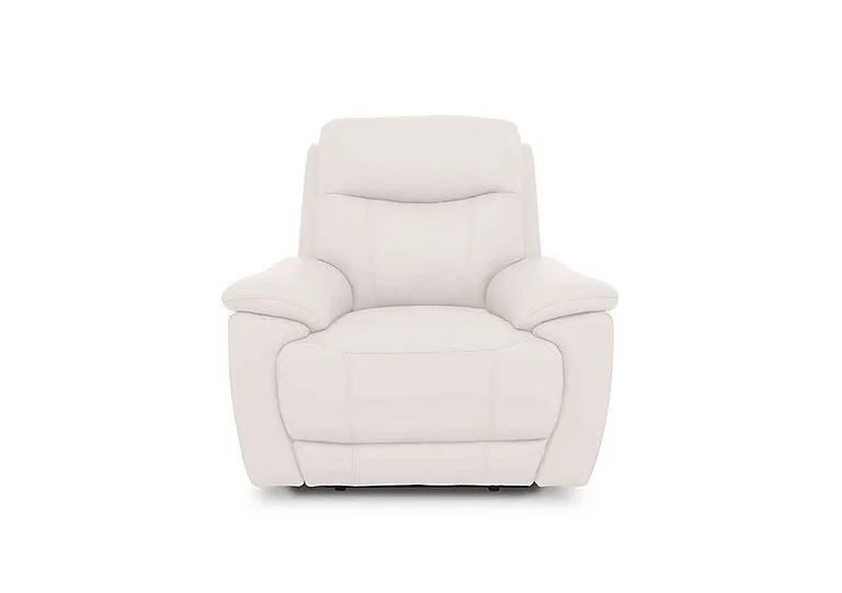 Sloane Leather Power Recliner Chair - Cotton
