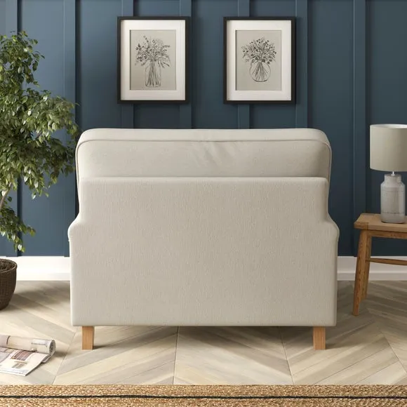 Beatrice II Luna Fabric Snuggle Chair 2