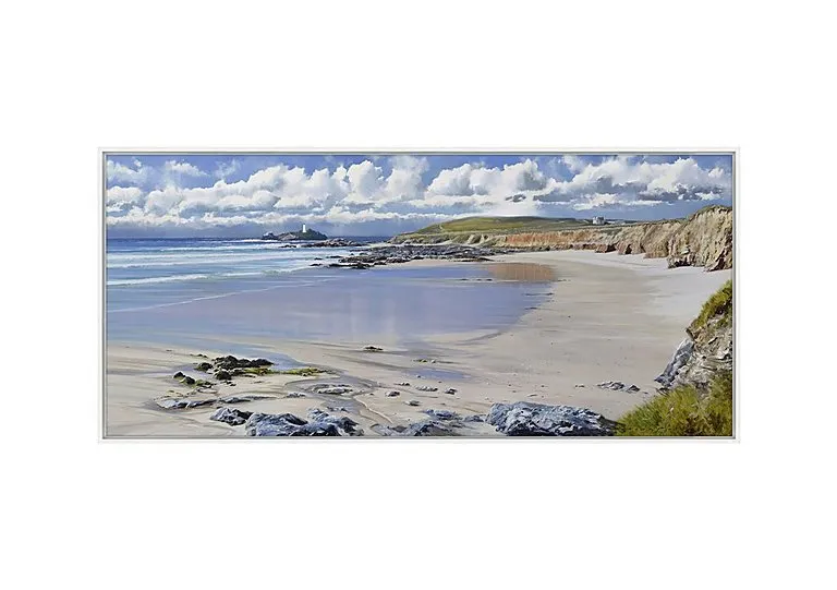 Lighthouse View Framed Canvas
