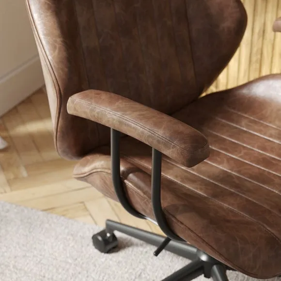Clement Faux Leather Office Chair 4