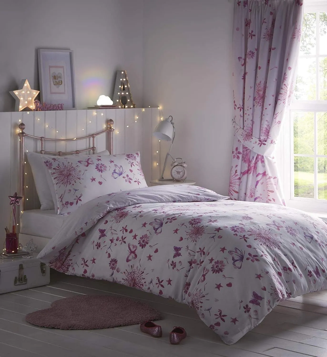 Portfolio Home Fairy Princess Girls Throwover in Pink 4