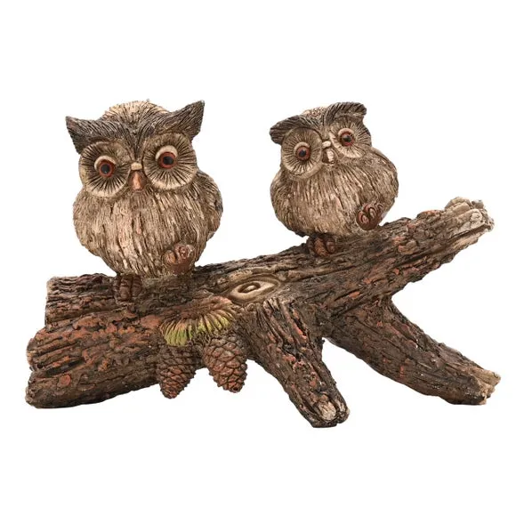 Country Living Owls On A Branch Ornament 2