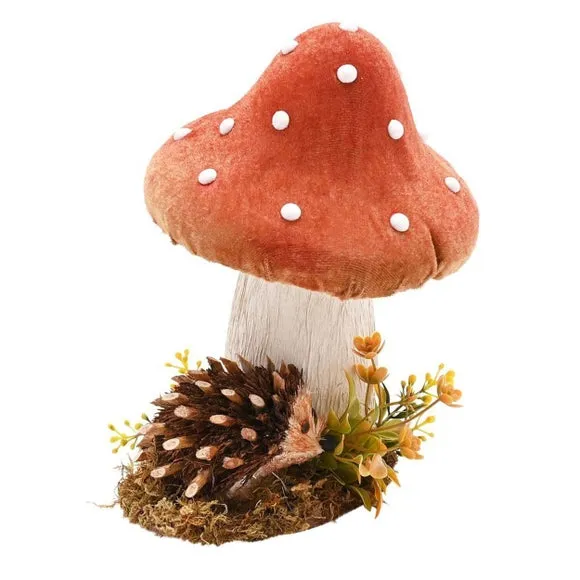 Country Living Hedgehog with Mushroom Ornament 2