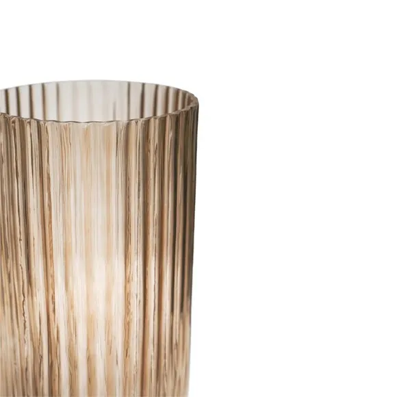 Daphne Ribbed Glass Vase 2