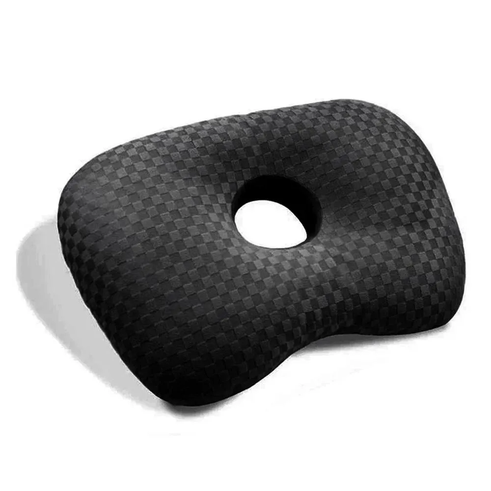 Kelvenix black Pillow with Ear Hole for Ear Pain Relief