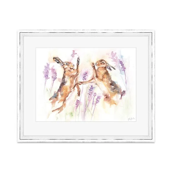 The Art Group Spring Hares Framed Print 2