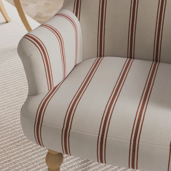 Petit Dining Chair, Folkstone Stripe 4