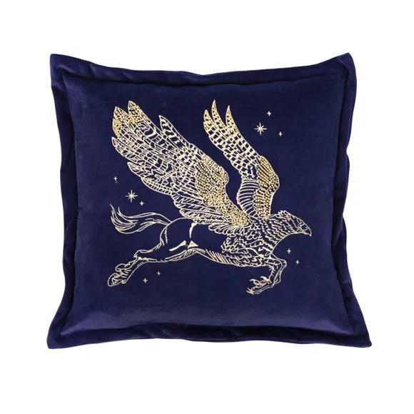 Harry Potter Alumni Buckbeak Velvet Square Cushion 2