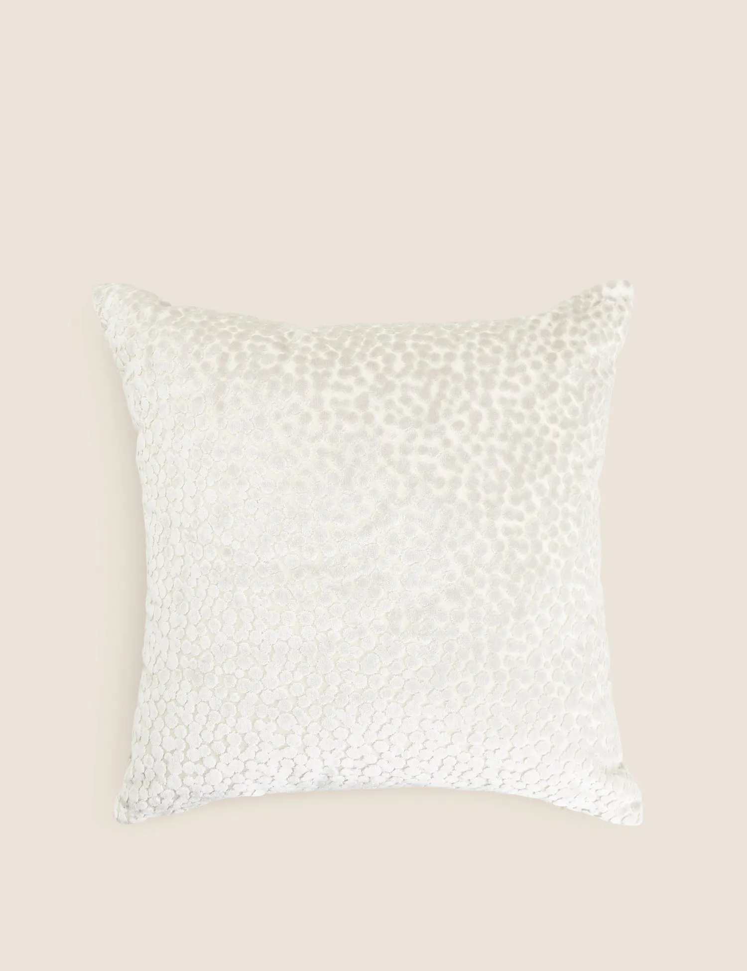 M&S Cut Velvet Spot Cushion