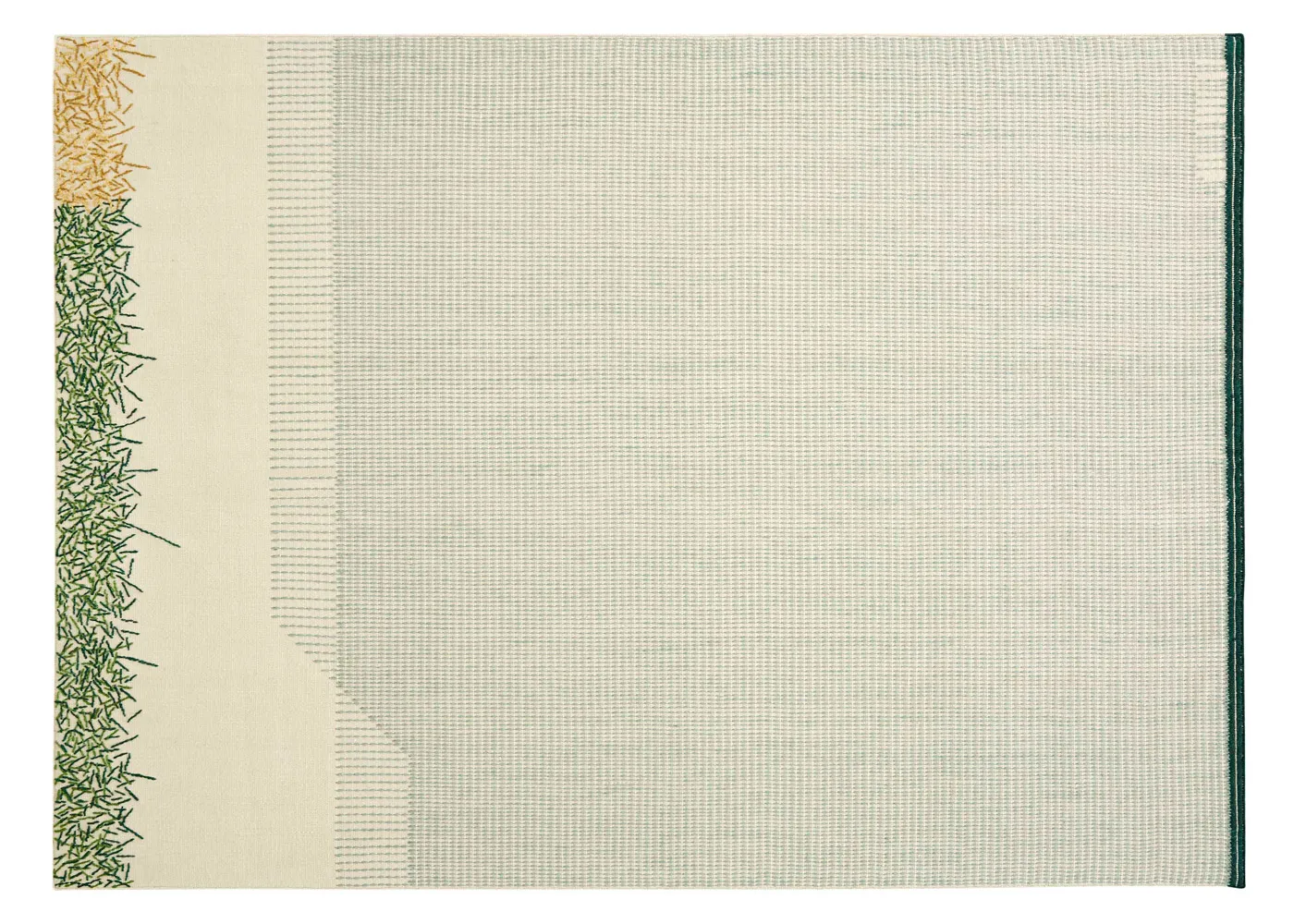 Gandia Blasco Backstitch Calm Rug in Green 170 x 240cm