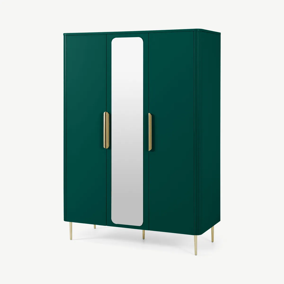 Ebro Triple Wardrobe, Peacock Green