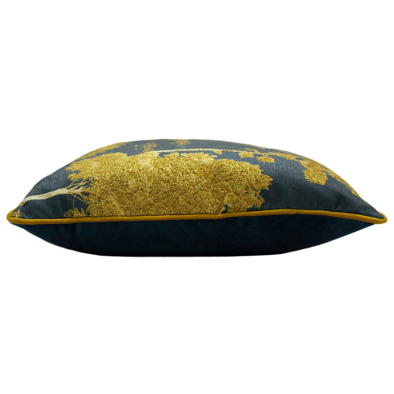Paoletti Arboretum World Trees Embroidered Cushion in Blue 4