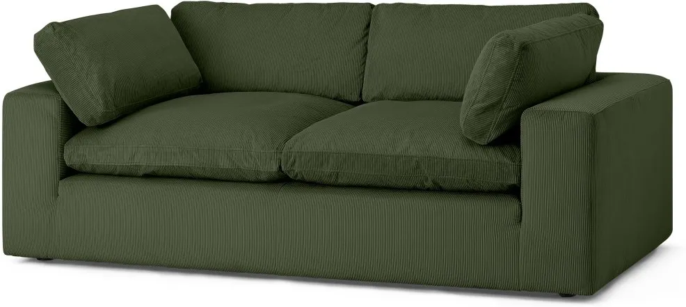 Samona 2.5 Seater Sofa, Sage Corduroy Velvet
