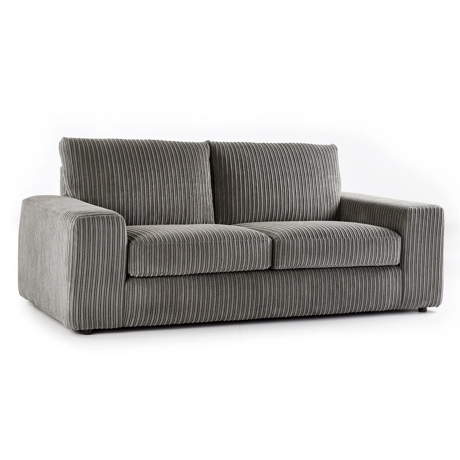 Champ Fabric 3 Seater Sofa Grey