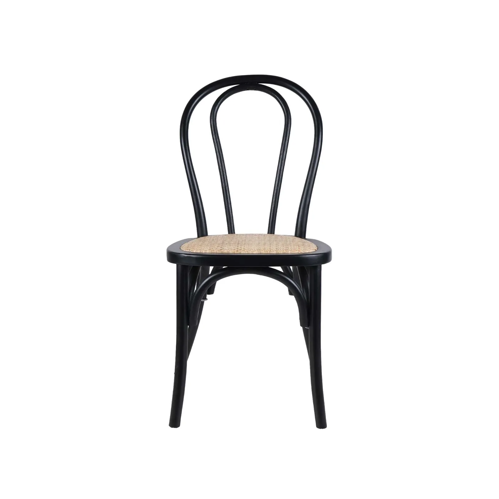 Bourges Dining Chair 43X54X90Cm, Black Rattan | Barker & Stonehouse 4