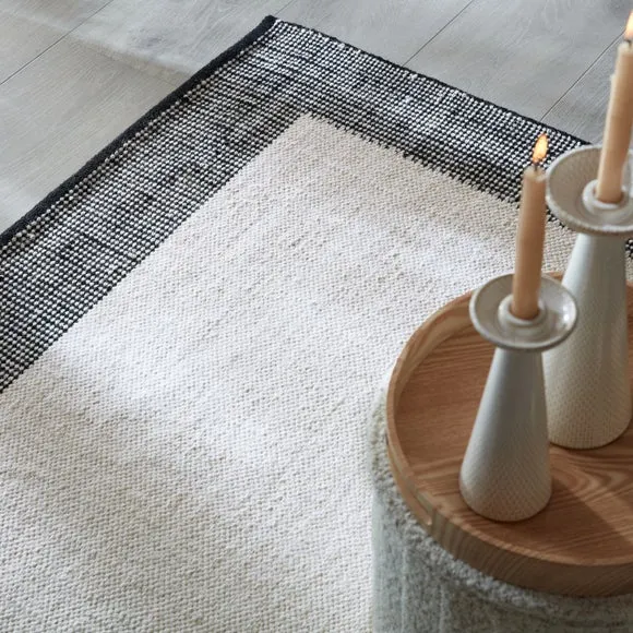 Seb Border Wool Rug 6