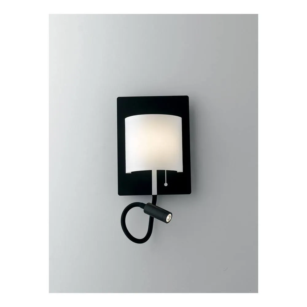 Netlighting POP LED 2 Light Reading Light White black 480+100lm 4000K 22x16x7.5cm 2