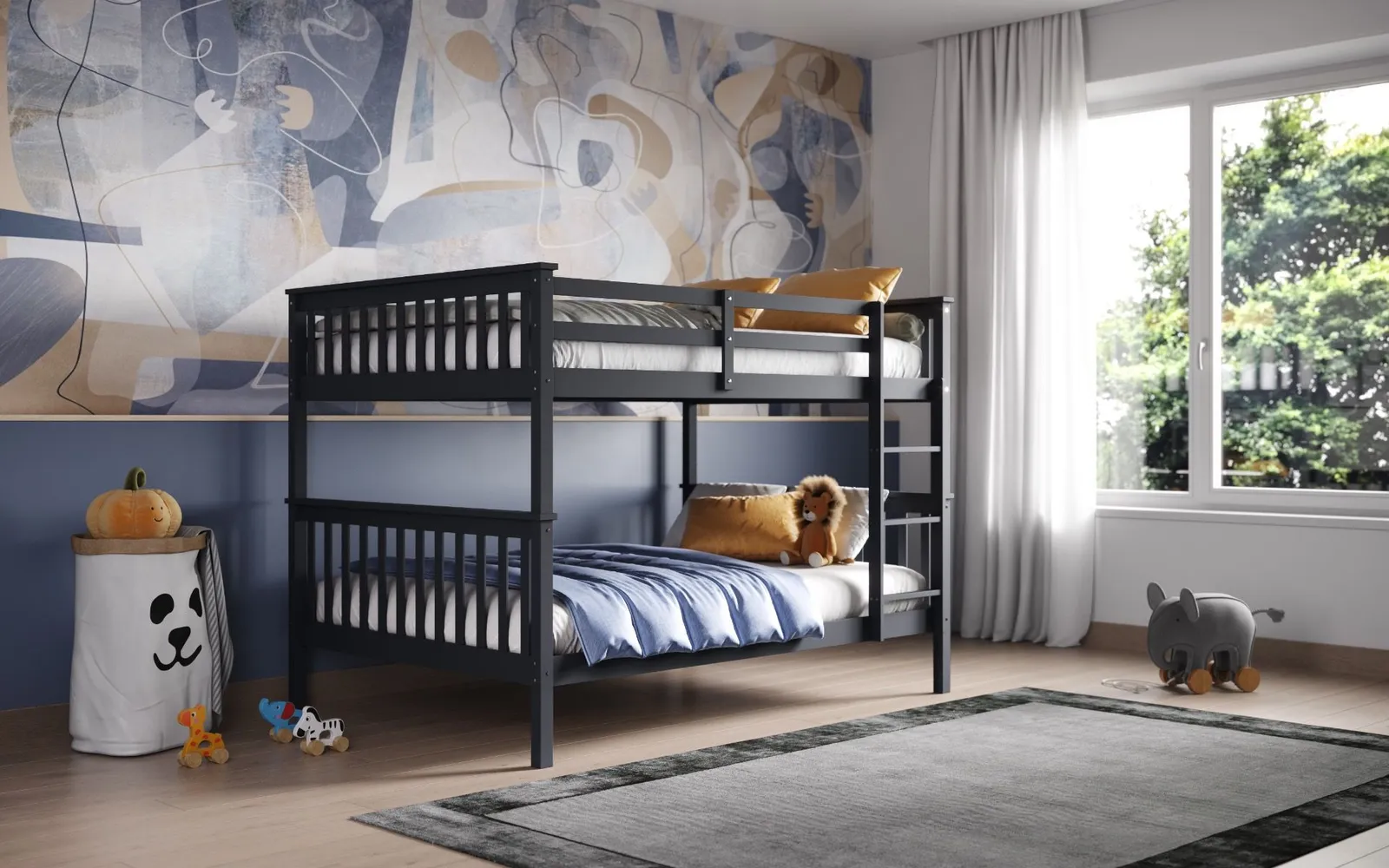 Flair Tetrad Bunk Bed in Grey 5