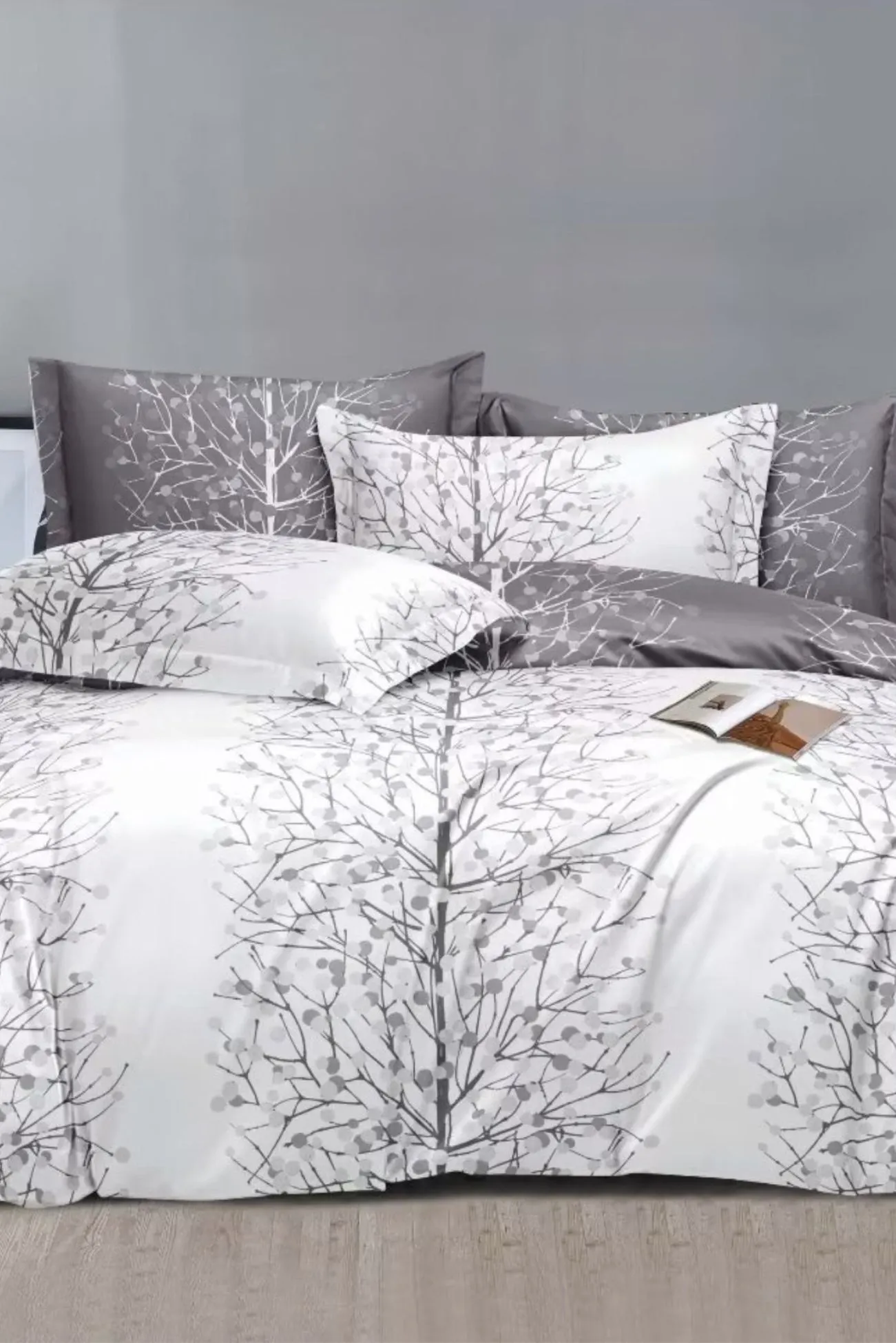 Ezysleep Silver Nature Printed Duvet Set 2