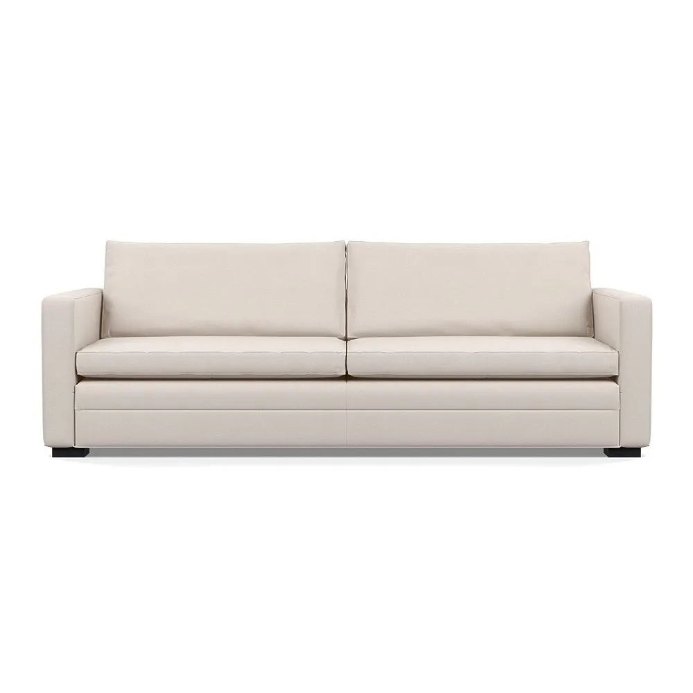 Heal's Palermo 5 Seater Sofa Siena Cotton Natural Black Feet 1