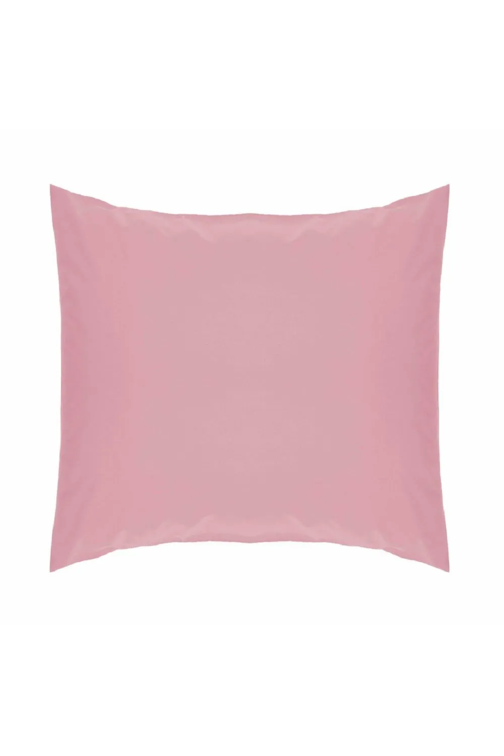 Belledorm Easy Care 200 Thread Count Cotton Polyester Percale Continental Pillowcase in Dark Pink 2