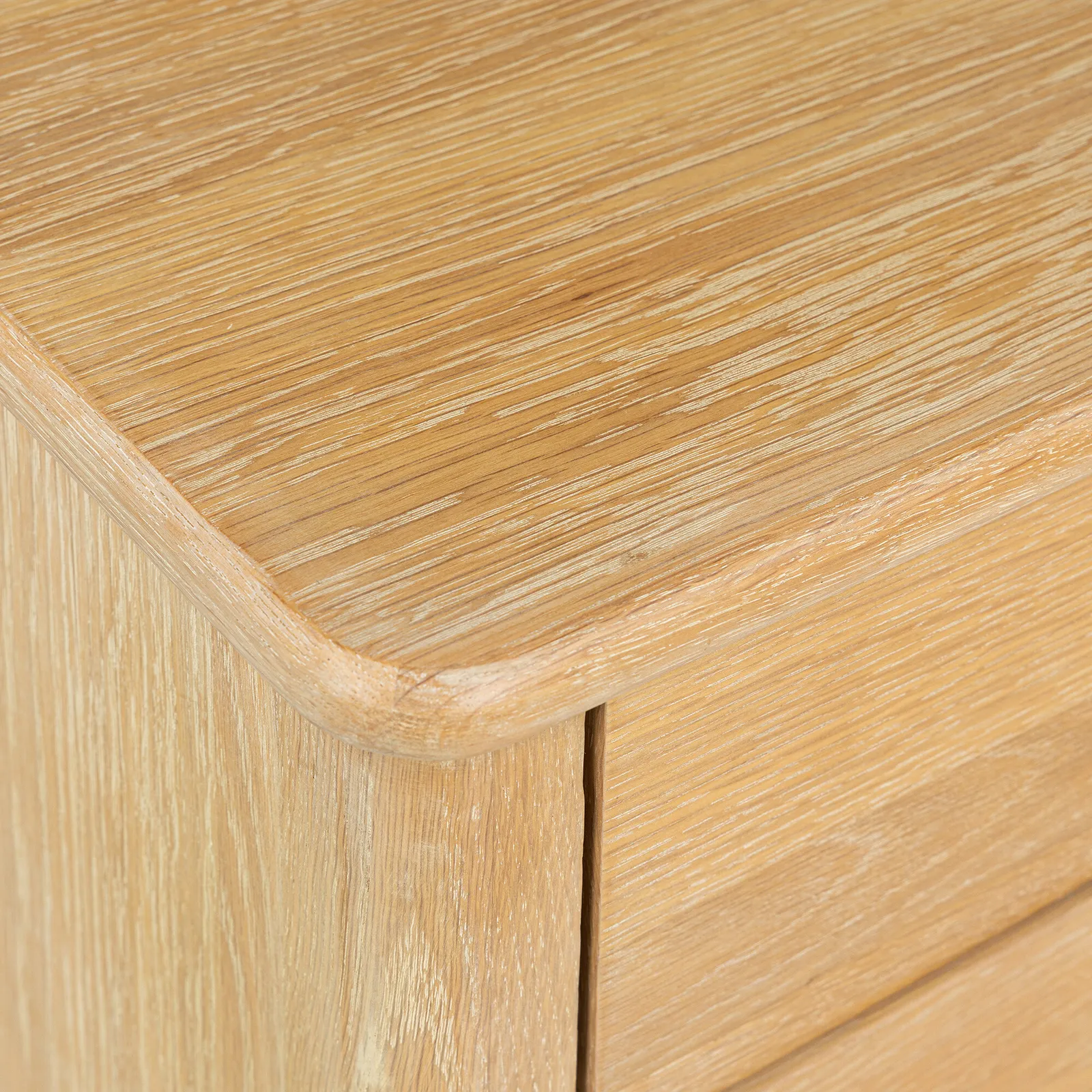 Valla 2 Drawer Bedside Table, Neutral Oak | Barker & Stonehouse 4